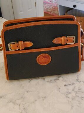 Dooney & Bourke All Weather Double Buckle Zip Top Crossbody with Paperwork